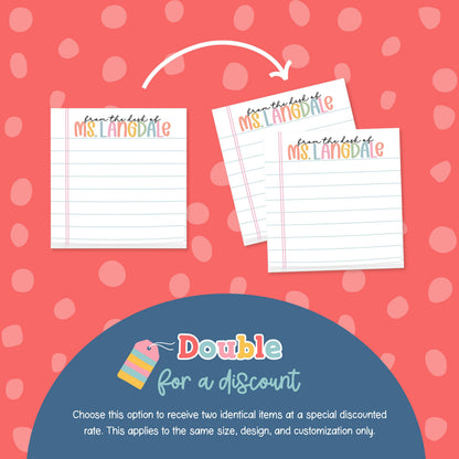 Pastels and Paper Post-It Notes