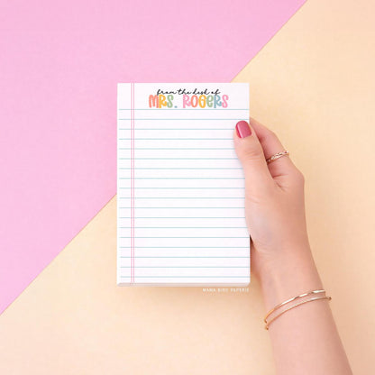 Pastels and Paper Post-It Notes