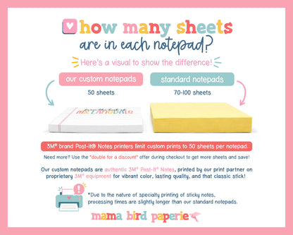 Pastels and Paper Post-It Notes