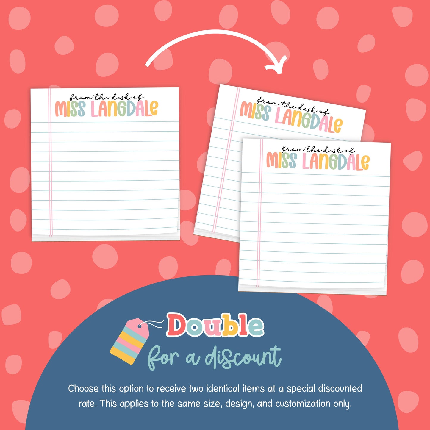 Teacher Brag Sheet Notepad – Classroom Notepad With Tear Off Sheets Pad